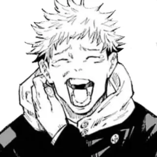 🥱 Yuji Itadori Jujutsu Kaisen Anime, Manga, Postać, Jujutsu Kaisen, Yuji Itadori, Fanart telegram sticker