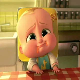 😅 Boss Baby The Boss Baby bébé, dessin animé, animation, Dreamworks, Baby Boss telegram sticker