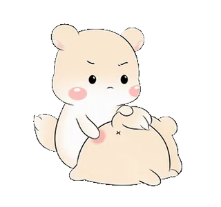 😤 criceto, carino, animale, cartone animato telegram sticker