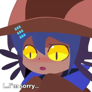 😥 Niko OneShot I... I'm sorry... maaf, sedih, kucing, permainan, imut whatsapp sticker
