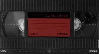 🌟 ABX TEAC VHS, 카세트, 테이프, 레트로, 빈티지, 미디어, TEAC telegram sticker