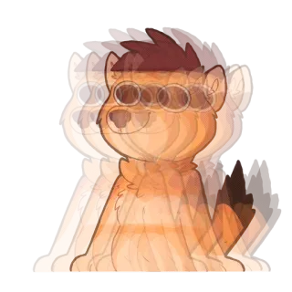 ☕️ dog, cartoon, cute, animation, sticker, animal telegram sticker
