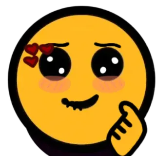 😘 emoji, love, kawaii, cute, hearts, blush, happy telegram sticker