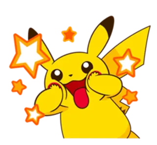 Pikachu's Lively Voiced Stickers ♪ @Nekosticker telegram stickers