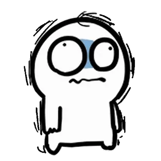 😵‍💫 Cartoon, Figur, Illustration, Aufkleber, Niedlich whatsapp sticker