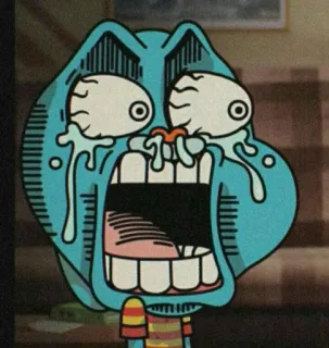 ❤️ Gumball Watterson The Amazing World of Gumball Cartoon, Lustig, Weinend, Gumball, Watterson, Die fantastische Welt von Gumball whatsapp sticker