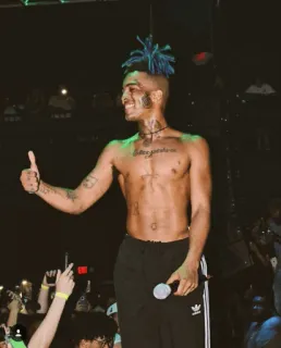 🖤 XXXTentacion rapper, musician, singer, artist, XXXTentacion telegram sticker