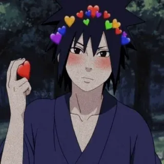 🀄️ Madara Uchiha Naruto Anime, Uchiha, Serca, Rumieniec, Fanart telegram sticker