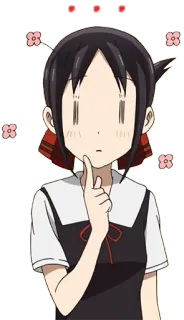 😶 Kaguya Shinomiya Kaguya-sama: Love Is War Anime, Kaguya-sama, Shinomiya, Love is War, Denken, Süß, Manga telegram sticker