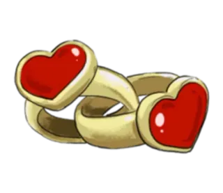 💞 corazones, cadena, amor, san valentín telegram sticker