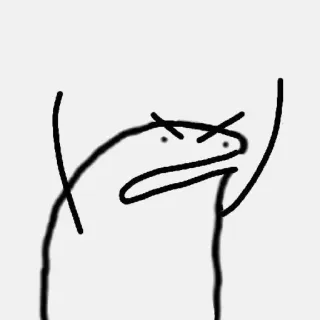😀 boos, meme, simpel, grappig, cartoon telegram sticker