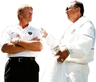 👥 Calcio, Allenatore, Sport, Oakland Raiders, NFL, Atleta professionista, Sport di squadra, Allenatore di calcio telegram sticker