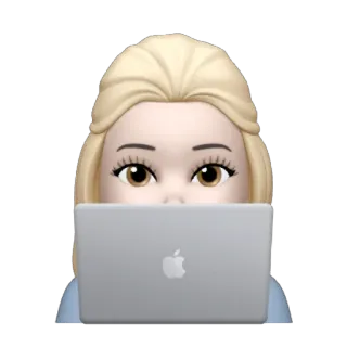 🚹 アバター, 絵文字, 女性, ノートパソコン, コンピュータ, テクノロジー whatsapp sticker