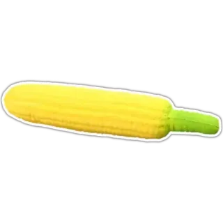 🌽 mais, verdura, cibo, giallo, pianta, pannocchia whatsapp sticker