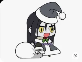 🎅 Orochimaru Naruto animé, Noël, Orochimaru, dessin animé, fanart, chibi whatsapp sticker