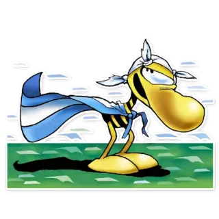 🇦🇷 desenho animado, animal, pássaro, pato, personagem, adesivo, ilustração telegram sticker