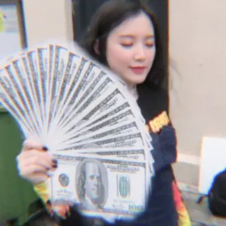 🐰 money, cash, dollars, currency, wealth, finance telegram sticker