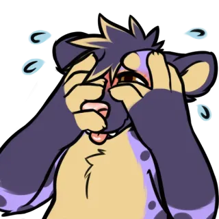 😚 hyena telegram sticker