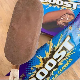 🍦 BOOST Eis, Boost, Schokolade, Dessert, Essen whatsapp sticker