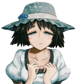 😢 Rumiho Akiha Steins;Gate Anime, Cute, Chica, Steins Gate, Rumiho Akiha telegram sticker