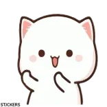 🤘 แมว, น่ารัก, มีความสุข, สติกเกอร์ telegram sticker