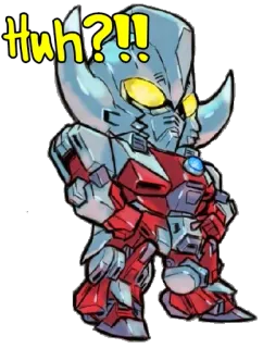 😳 Huh??!! Roboter, Cartoon, Frage telegram sticker