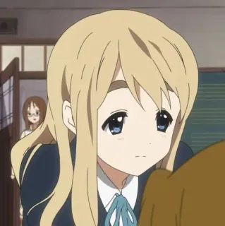 🍭 Tainaka Ritsu K-On! Аниме, Мультфильм, Персонаж, K-On, Тайнака Рицу, Девушка telegram sticker