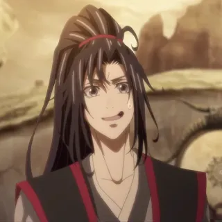 🏮 Wei Wuxian Mo Dao Zu Shi anime, character, chinese animation, donghua, male, fantasy telegram sticker