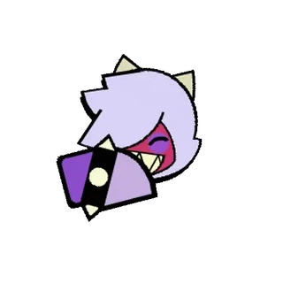 🆗 Colette Brawl Stars Colette, Brawl Stars, Video game, Sticker, Desenho animado whatsapp sticker