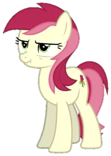 😐 Roseluck My Little Pony Pony, Cartoon, Roseluck, Rose, Pferd, Tier, Freundschaft whatsapp sticker