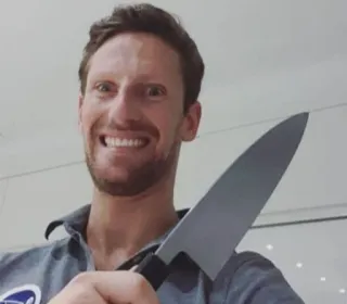 🔪 cuchillo, cocinero, cocina, arma, hombre, afilado telegram sticker