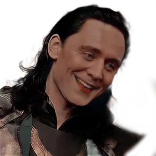 😀 Loki Loki, Marvel, Tom Hiddleston, Karakter, Superhero, Penjahat telegram sticker