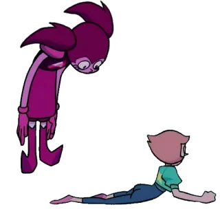🍑 Spinel Steven Universe Kartun, Merah Muda, Spinel, Steven Universe, Karakter whatsapp sticker