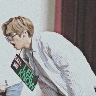 🥀 Lee Know CALL ME
LEE KNOW kpop, idola, penyanyi, aktor, orang, kacamata, asia telegram sticker