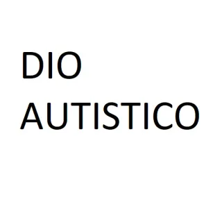 😇 DIO AUTISTICO telegram sticker
