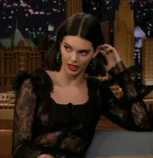 🥀 Kendall Jenner persona, donna, celebrità, ritratto, programma TV telegram sticker