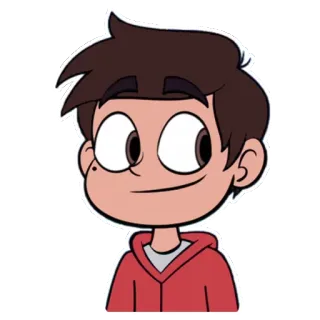 😃 Marco Diaz Star vs. the Forces of Evil Cartoon, Animation, lächelnd, Junge, Teenager, Marco whatsapp sticker