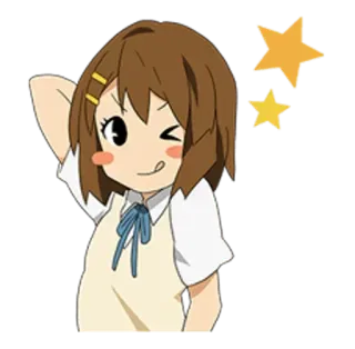 😇 Anime, Cartoon, Süß, Sterne, Figur telegram sticker