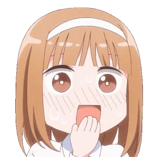 😂 Anime, Słodkie, Dziewczyna, Kawaii, Kreskówka telegram sticker
