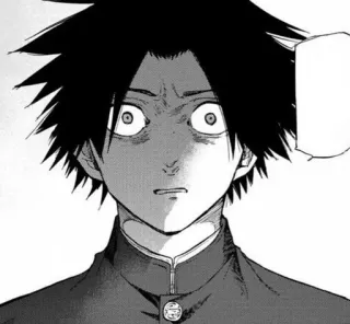 🔪 Anime, Manga, Garçon, Choqué, Étudiant telegram sticker