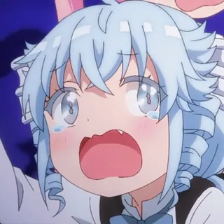 😱 动漫, 哭泣, 情感, 可爱, 悲伤, 卡通, 泪眼, 插画 whatsapp sticker