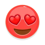 😍 Emoji, Liebe, Herzaugen, Lächeln, Glücklich telegram sticker