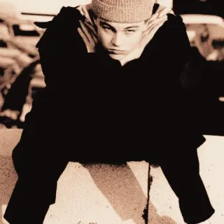 🌻 Leonardo DiCaprio actor, celebrity, portrait, man, leonardo dicaprio, 90s telegram sticker