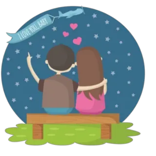 😘 I LOVE YOU, BABY amore, coppia, romanticismo, affetto, bambino whatsapp sticker