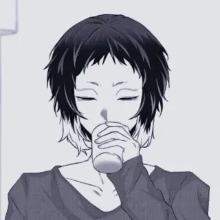 🫕 Anime, Boire, Personne, Portrait telegram sticker