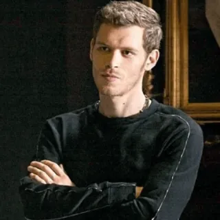 📰 Klaus Mikaelson The Vampire Diaries homme, portrait, Klaus, Mikaelson, vampire, The Vampire Diaries, personnage telegram sticker