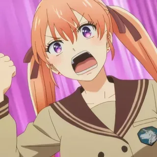 🤬 Anime, Zła, Dziewczyna, Kucyki, Mundur telegram sticker