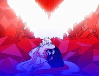 🫀 Anime, Piangere, Triste, Fantasy telegram sticker