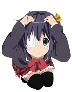 Chuunibyou demo ga shitai stickers pack1 whatsapp stickers