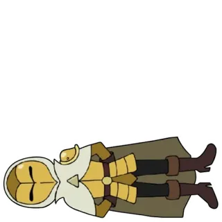 😑 Hunter The Owl House Dibujos animados, La Casa Búho, Guardia Dorada, Personaje, Fantasía telegram sticker